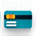 Icon representing a credit card payment.